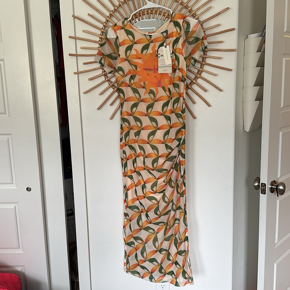 Farm Rio toucan dress NWT - Picture 2 of 8